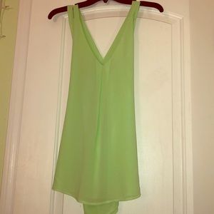 Silk Tank with strappy back